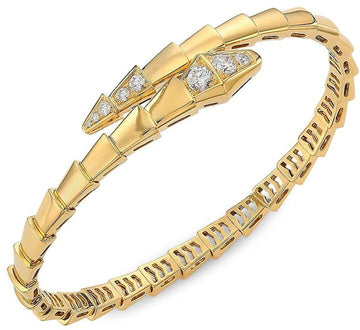 Serpenti Bracelet Diamonds Pink Gold