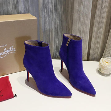 Cl So Kate Booty Ankle Boots 100MM Suede Elektra