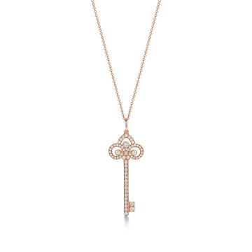 Fleur Key Diamond Necklace