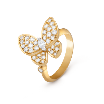 Butterfly Diamond Ring