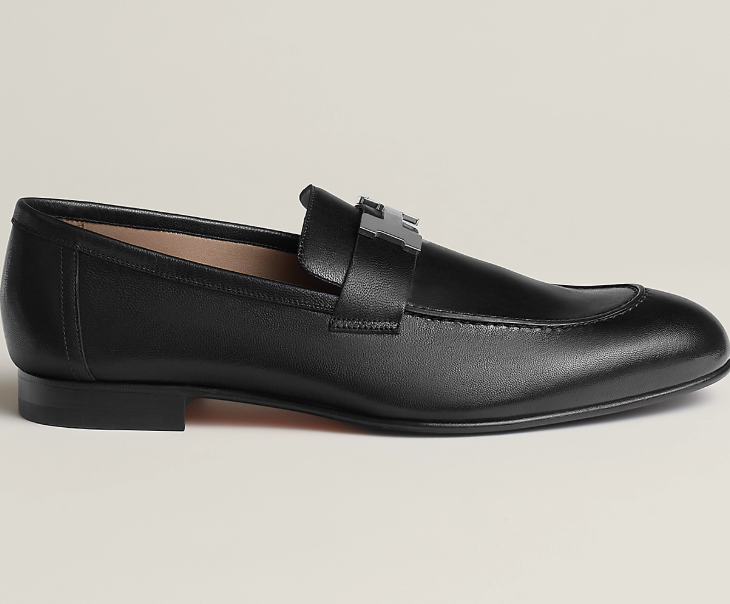 Hm Paris Loeafer Black Goatskin