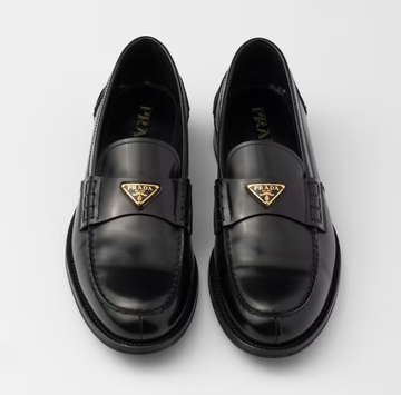 Pra Brushed Loafers Black Lambskin