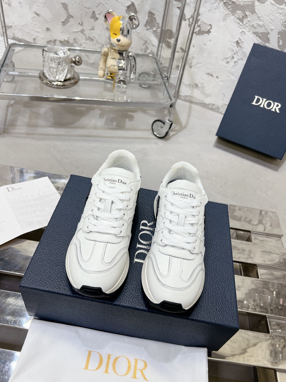 C'est Dior Sneaker 35MM White Cowhide