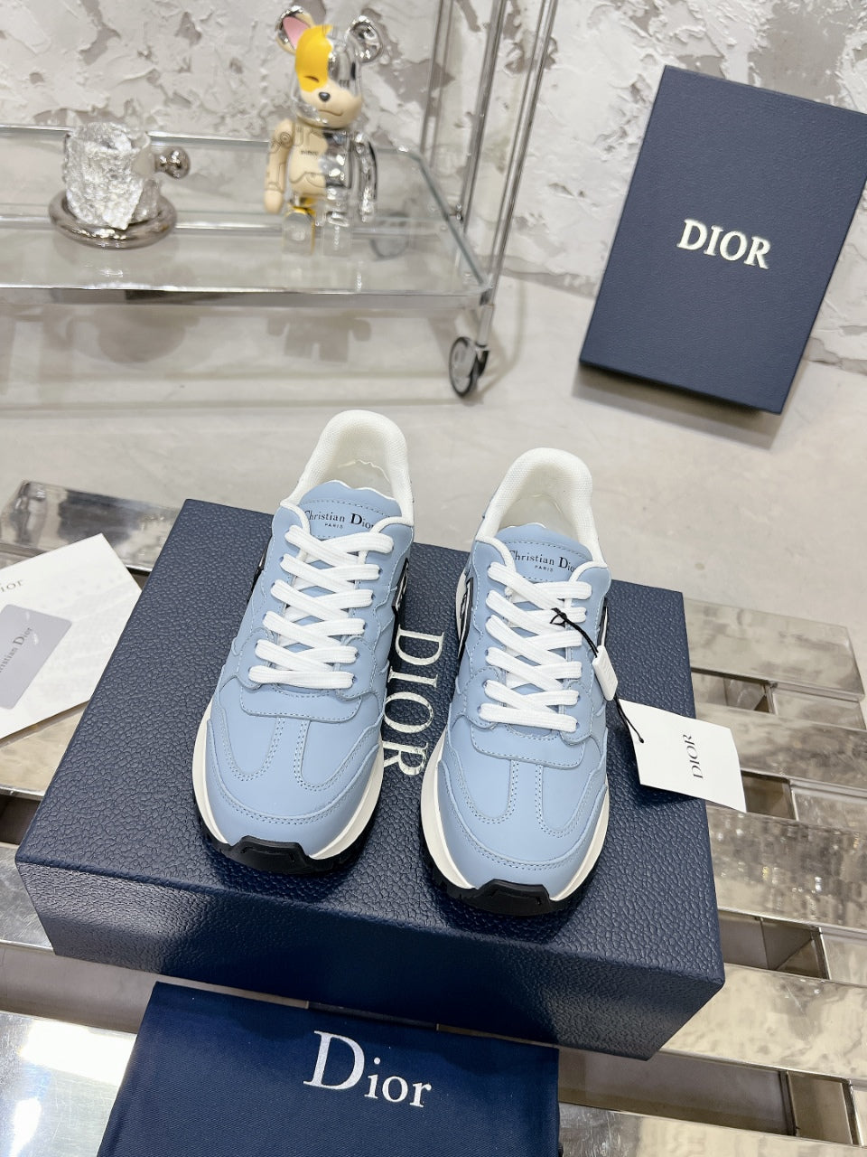 C'est Dior Sneaker 35MM Blue Cowhide
