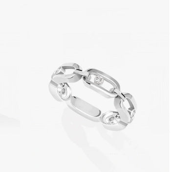 Move Link Diamond Ring