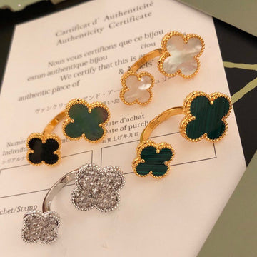 Clover Between The Finger Ring