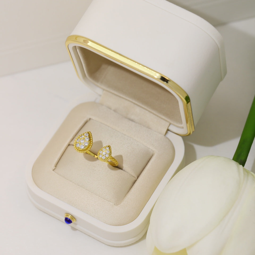 Boheme 2 Motifs Diamonds Ring