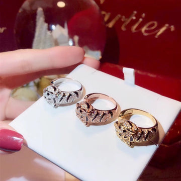 Panthere 10.7mm Diamonds Ring
