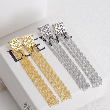 Anagram Fringe Earrings