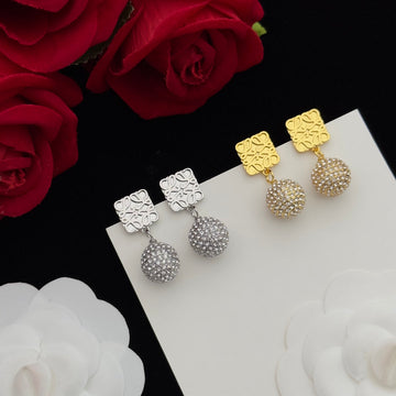 Anagram Ball Earrings