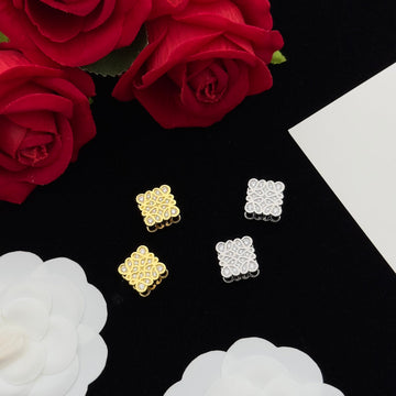 Anagram Diamond Stud Earrings