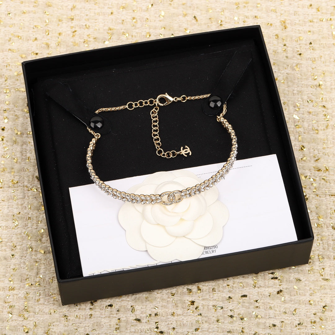 Chane Small Wheat Gold Necklace