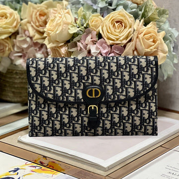 CD Bobby 27CM Blue Oblique Embroidery