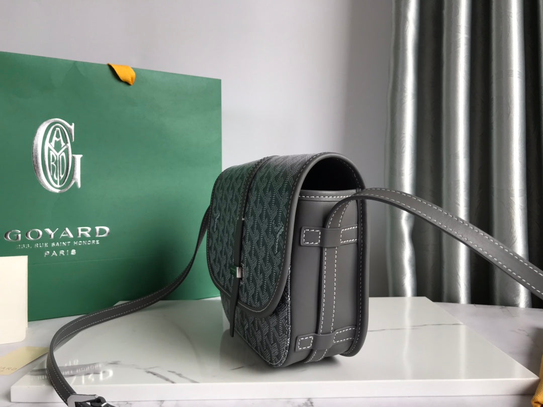 Belvedere Pm Bag 21CM Grey Canvas