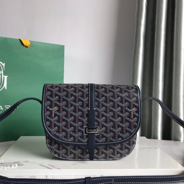 Belvedere Pm Bag 21CM Navy Blue Canvas