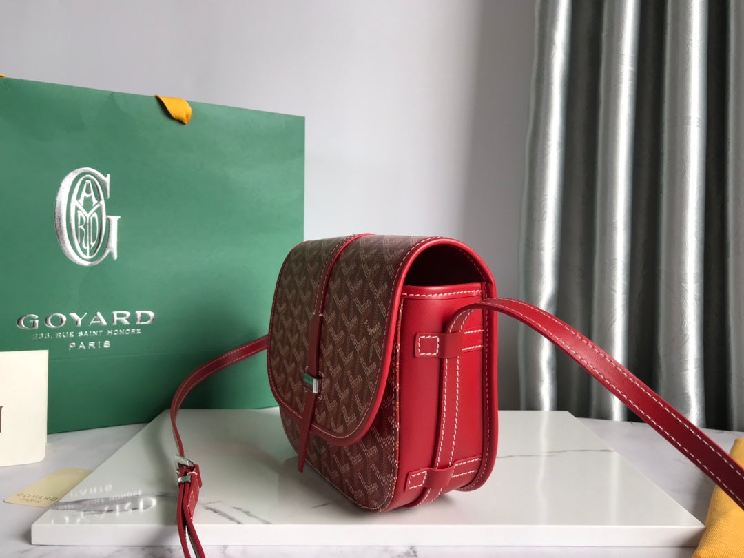Belvedere Pm Bag 21CM Red Canvas