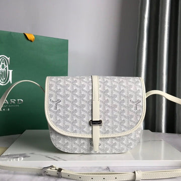 Belvedere Pm Bag 21CM White Canvas