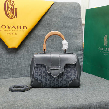 Saigon Souple Mini Bag Grey Canvas
