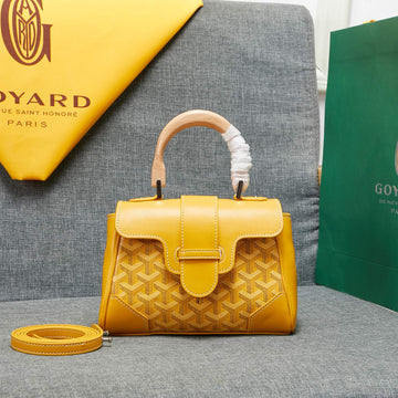 Saigon Souple Mini Bag Yellow Canvas