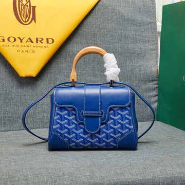 Saigon Souple Mini Bag Blue Canvas