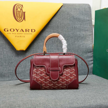 Saigon Souple Mini Bag Burgundy Canvas