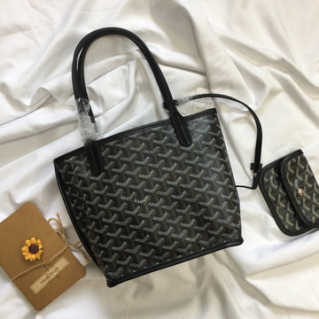 Mini Hobo Boheme 38CM Black Canvas