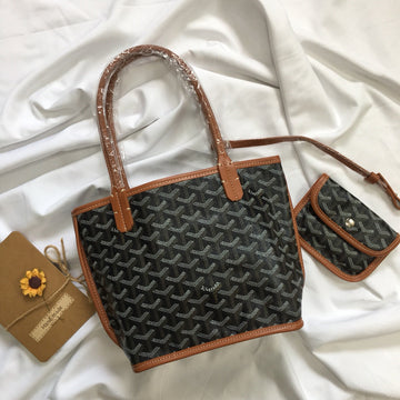 Mini Hobo Boheme 38CM Black And Tan Canvas