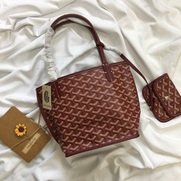 Mini Hobo Boheme 38CM Burgundy Canvas