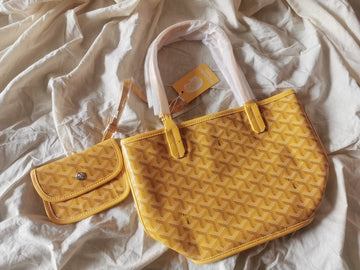Mini Hobo Boheme 38CM Yellow Canvas