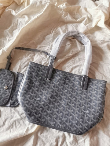 Mini Hobo Boheme 38CM Grey Canvas
