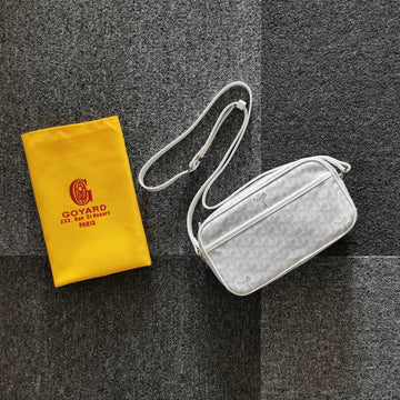 Cap-Vert Pm Bag 23X8X14CM White Canvas