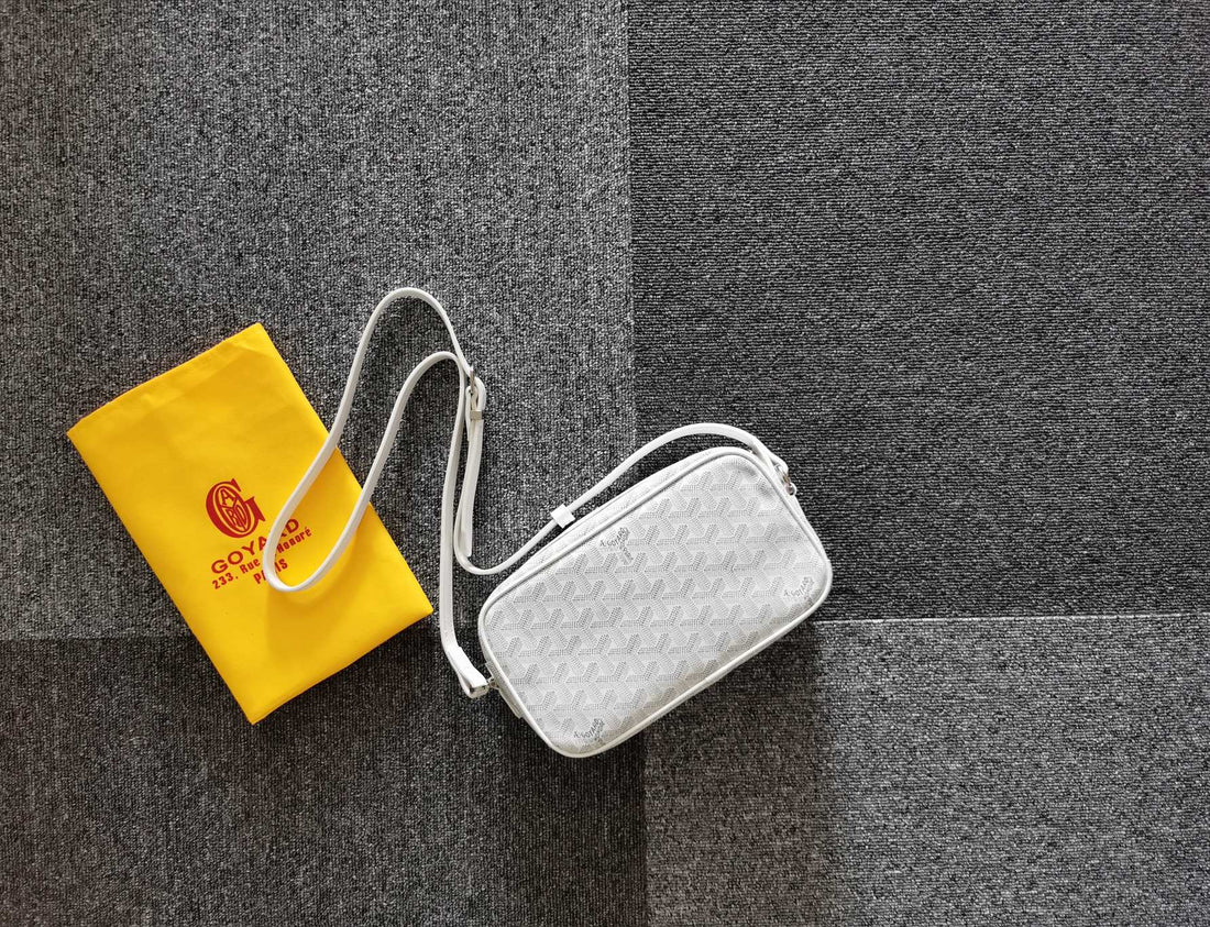 Cap-Vert Pm Bag 23X8X14CM White Canvas