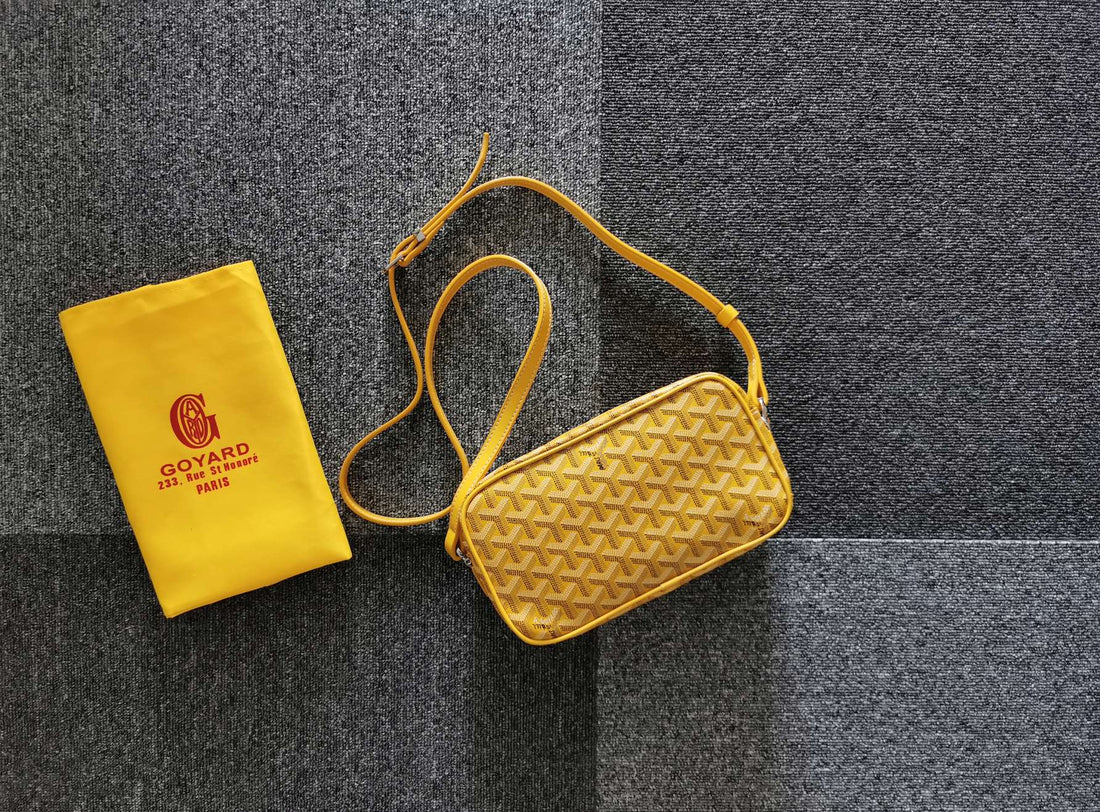 Cap-Vert Pm Bag 23X8X14CM Yellow Canvas