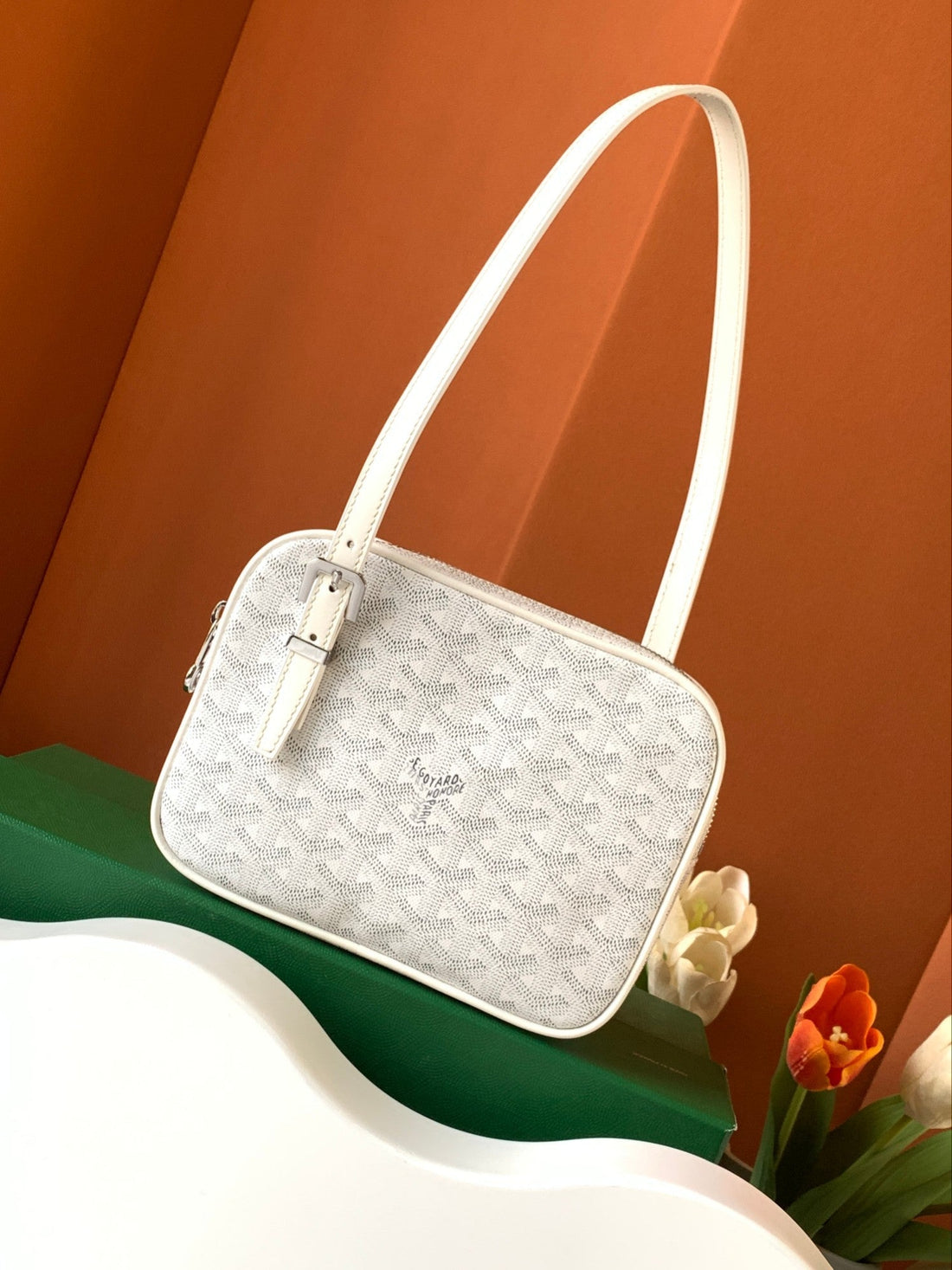 Goya Second-Hand Toast Bag 21CM White Canvas
