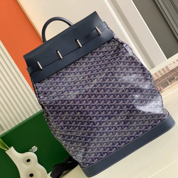 Goya Steamer Pm Bag 48CM Navy Blue Canvas
