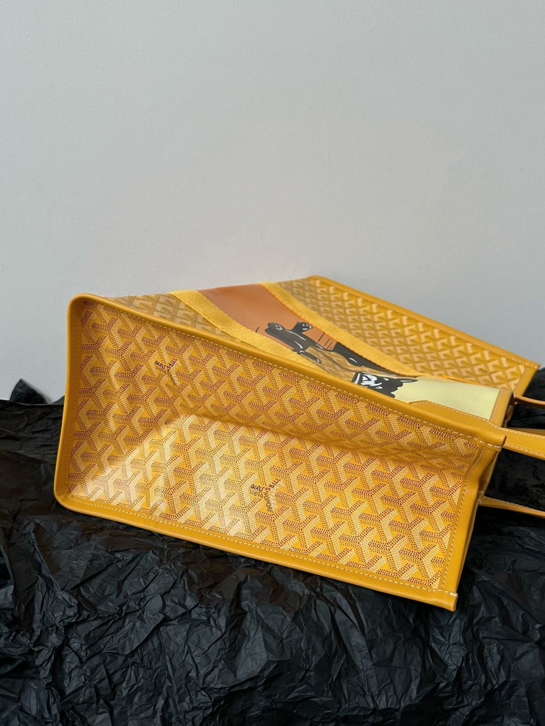 Goya Villette Tote 45CM Yellow Canvas
