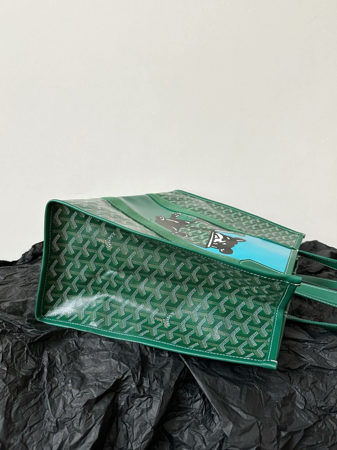Goya Villette Tote 45CM Green Canvas