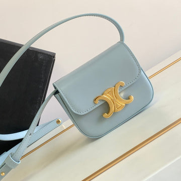 Teen Triomphe 11CM Light Blue Calfskin