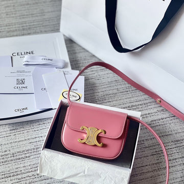 Teen Triomphe 11CM Pink Calfskin