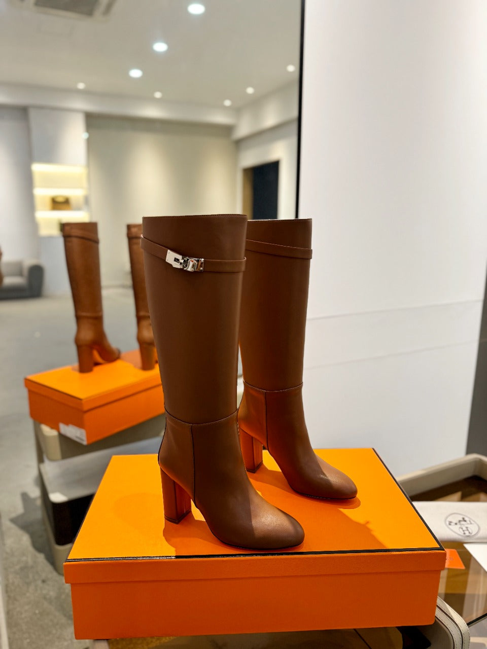 Hm Story 85 Boot Brown Cowhide 961669