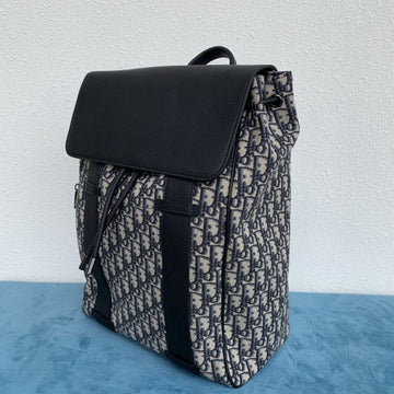 Motion Backpack Beige And Black Oblique