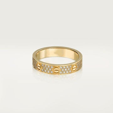 Love Ring 3.6mm Diamond Paved