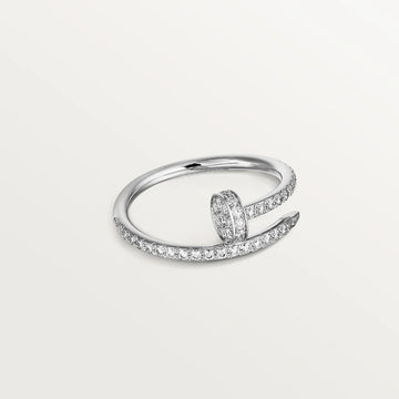 Juste Ring 1.8mm Silver Diamonds