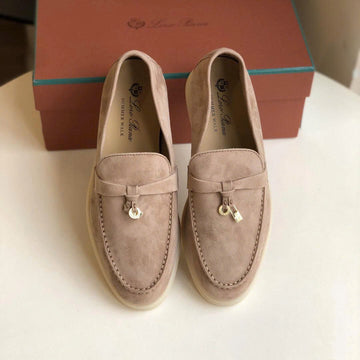 Lp Summer Walk Loafer In Light Brown Suede